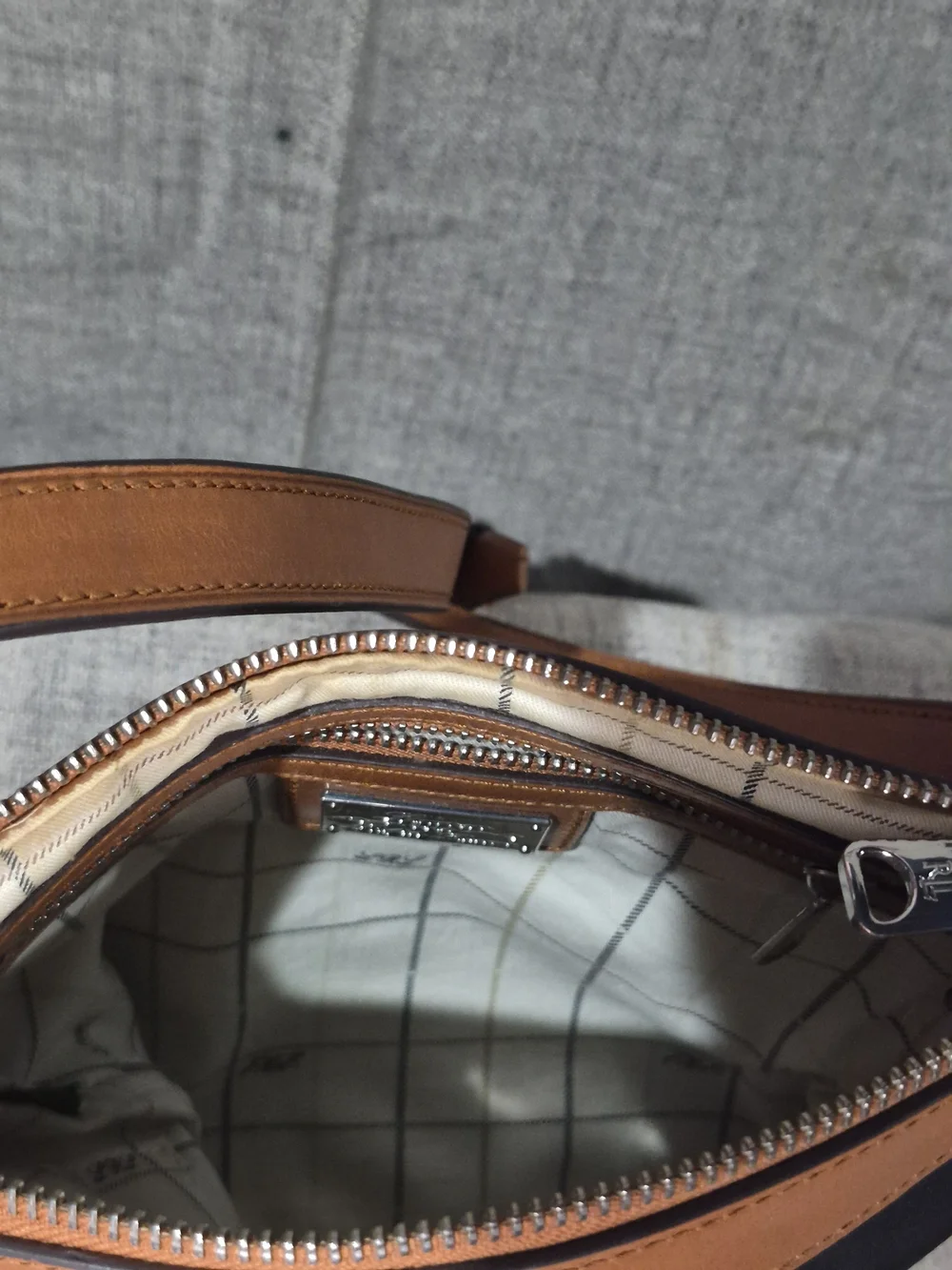 Ralph Lauren Brown Leather  Crossbody Bag - Picture 4 of 4